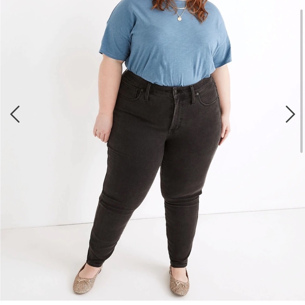 Madewell Plus 10” High-Rise Skinny Jeans in Starkey Wash